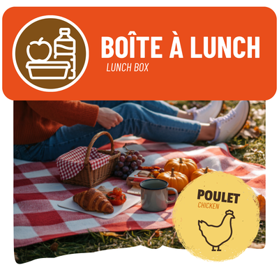 Boîte pique-nique | Sandwich au poulet