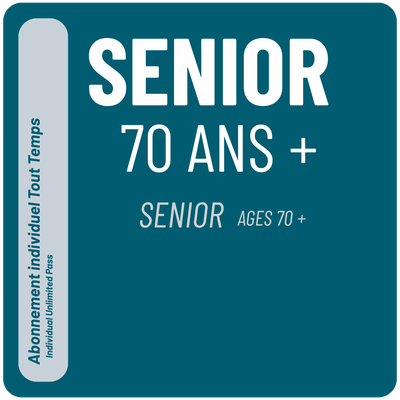 Individual Unlimited Pass - Senior age 70+