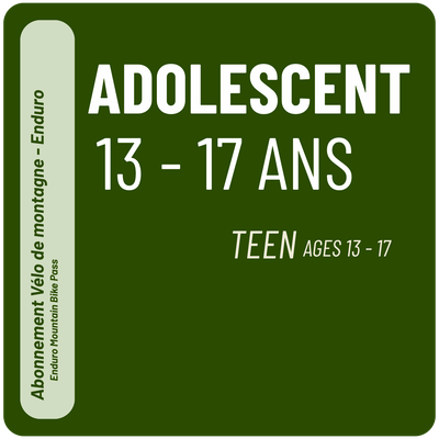 Enduro Mountain Bike Pass - Teen 13-17