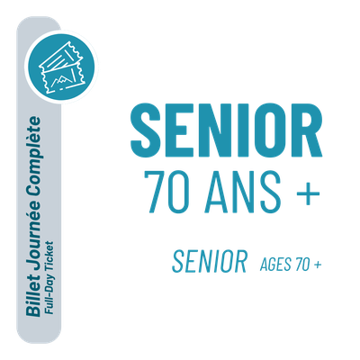 Full-Day Ticket - Senior ages 70+