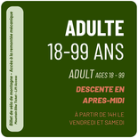 Afternoon Lift Ticket - Adult ages 18+