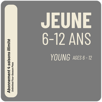 Unlimited Four-Season Pass - Young ages 6-12