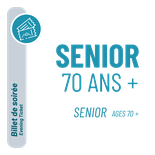 Evening Ticket Senior ages 70+